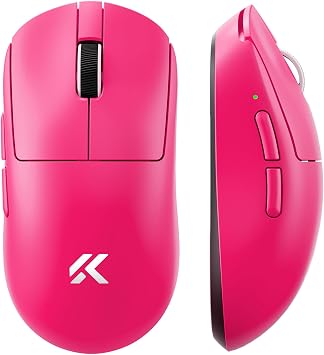 MCHOSE A7 V2 Pro Wireless Gaming Mouse Esports 59g, PAW3395, 26K DPI, TOPSPEED Wired 8K/Wireless 1K Polling, 130 Hour Battery Life PC/Mac Rosered