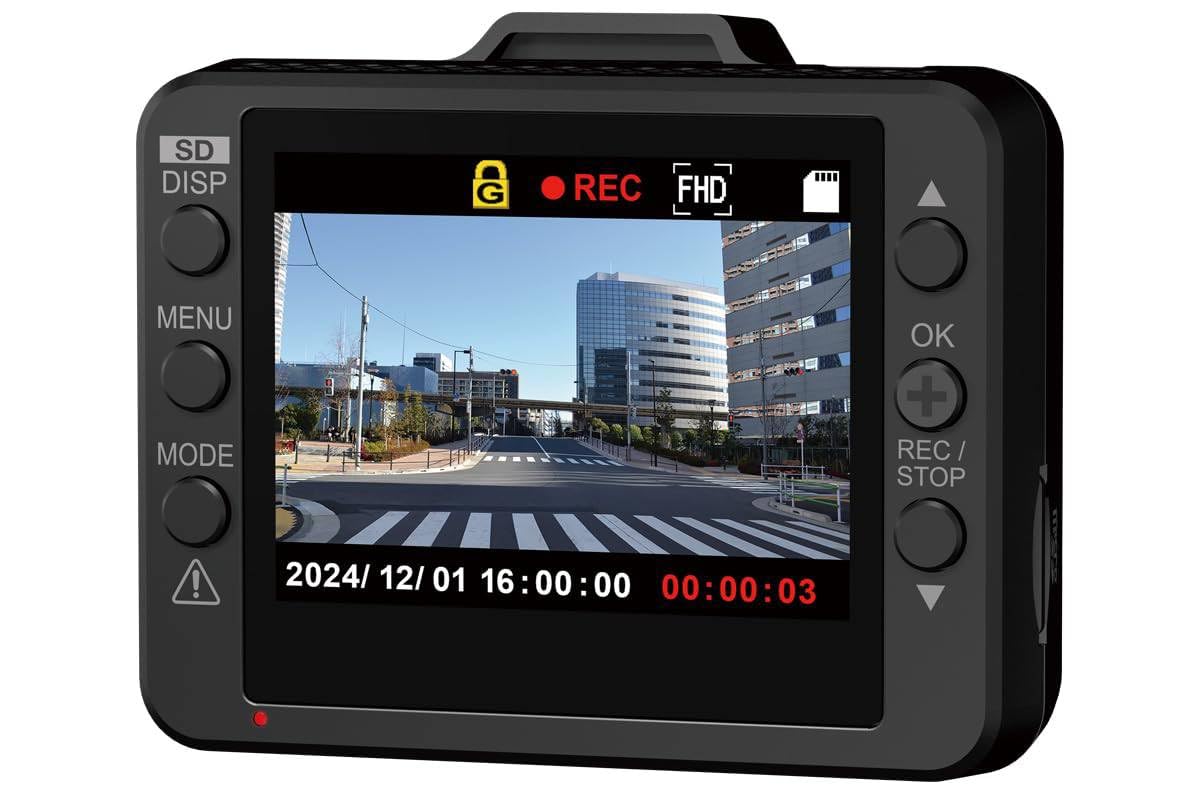 Amazon.co.jp: 2025年最新 1カメラドライブレコーダー DRY-ST1250P 200