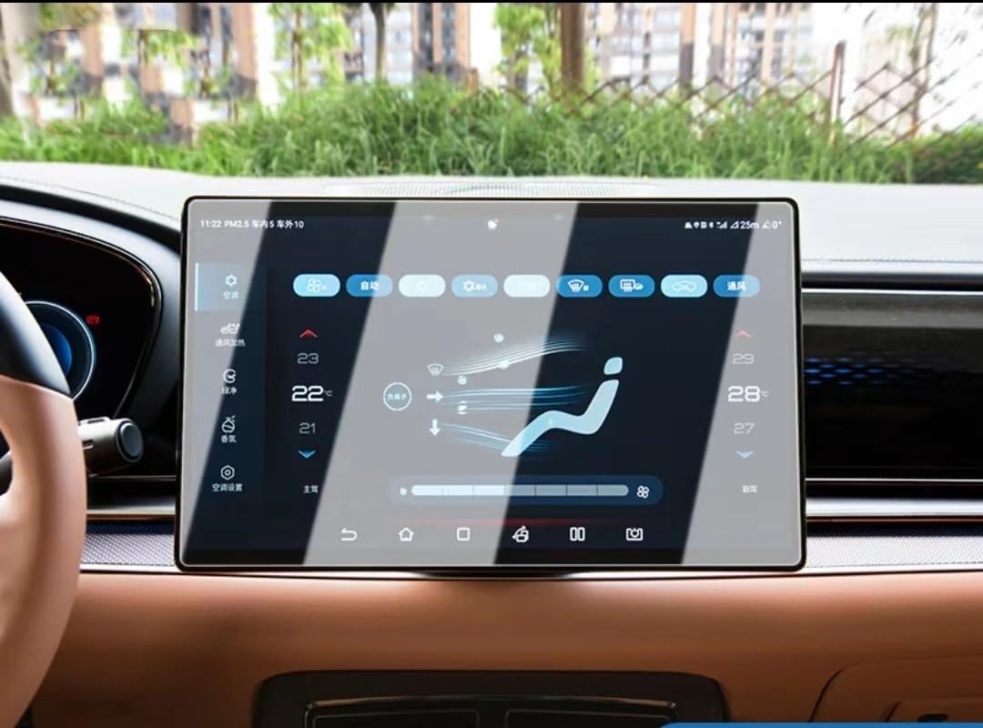 Film protection BYD Song Plus EV 2022 en verre trempé pour écran de navigation