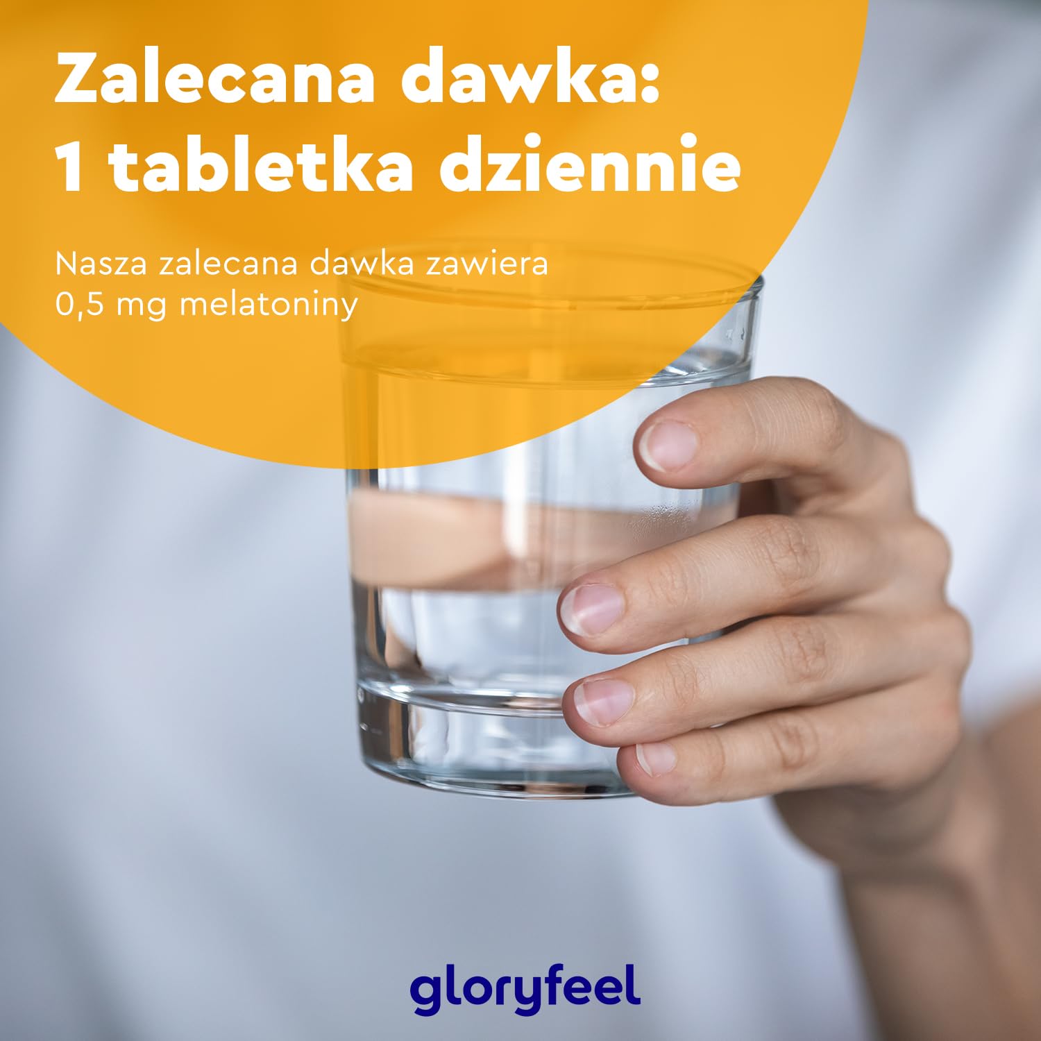 Melatonina - Wysoka dawka - 400 tabletek (13 miesięcy) - 0,5 mg bioaktywnej melatoniny na dzienną dawkę - 100% wegańska - Testowane laboratoryjnie - Wyprodukowano w DE bez niepotrzebnych dodatków