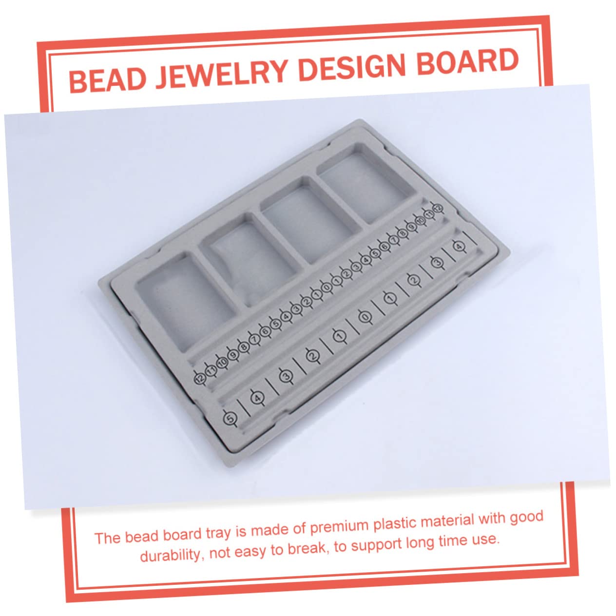 Holibanna 3pezzi Design Board Per Creare Gioielli Tavola Per Bead Design Per Braccialetti e Collane Strumenti Multifunzionali Per Realizzare Bijoux Con Facilità