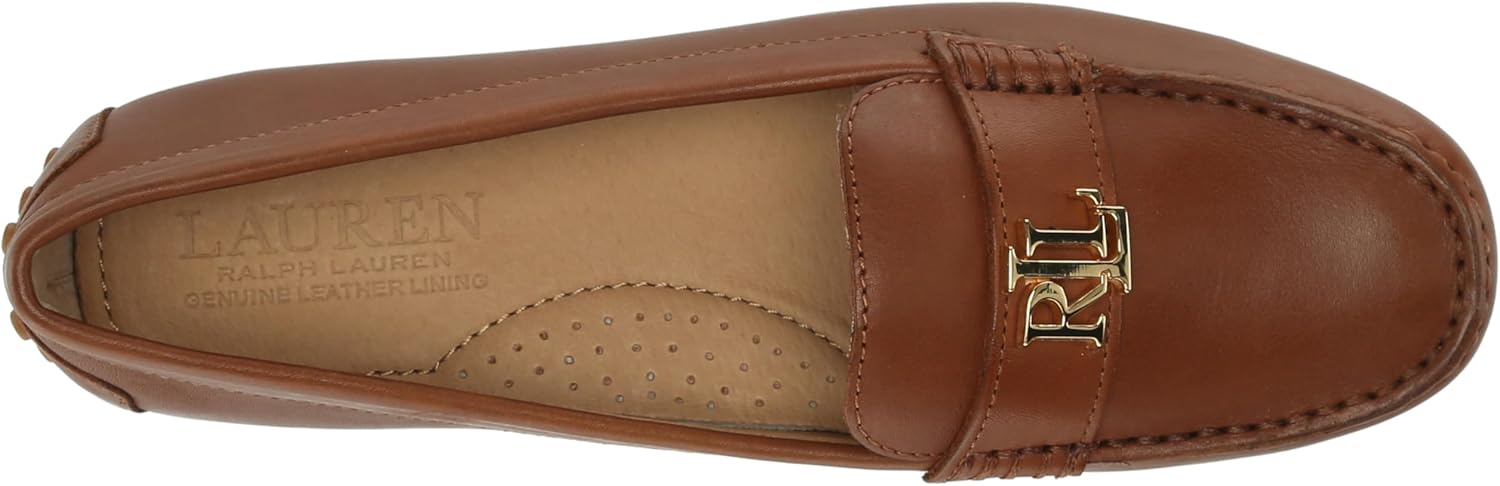Lauren Ralph Lauren Women's Barnsbury Driver, Deep Saddle Tan, 5 - Image 4