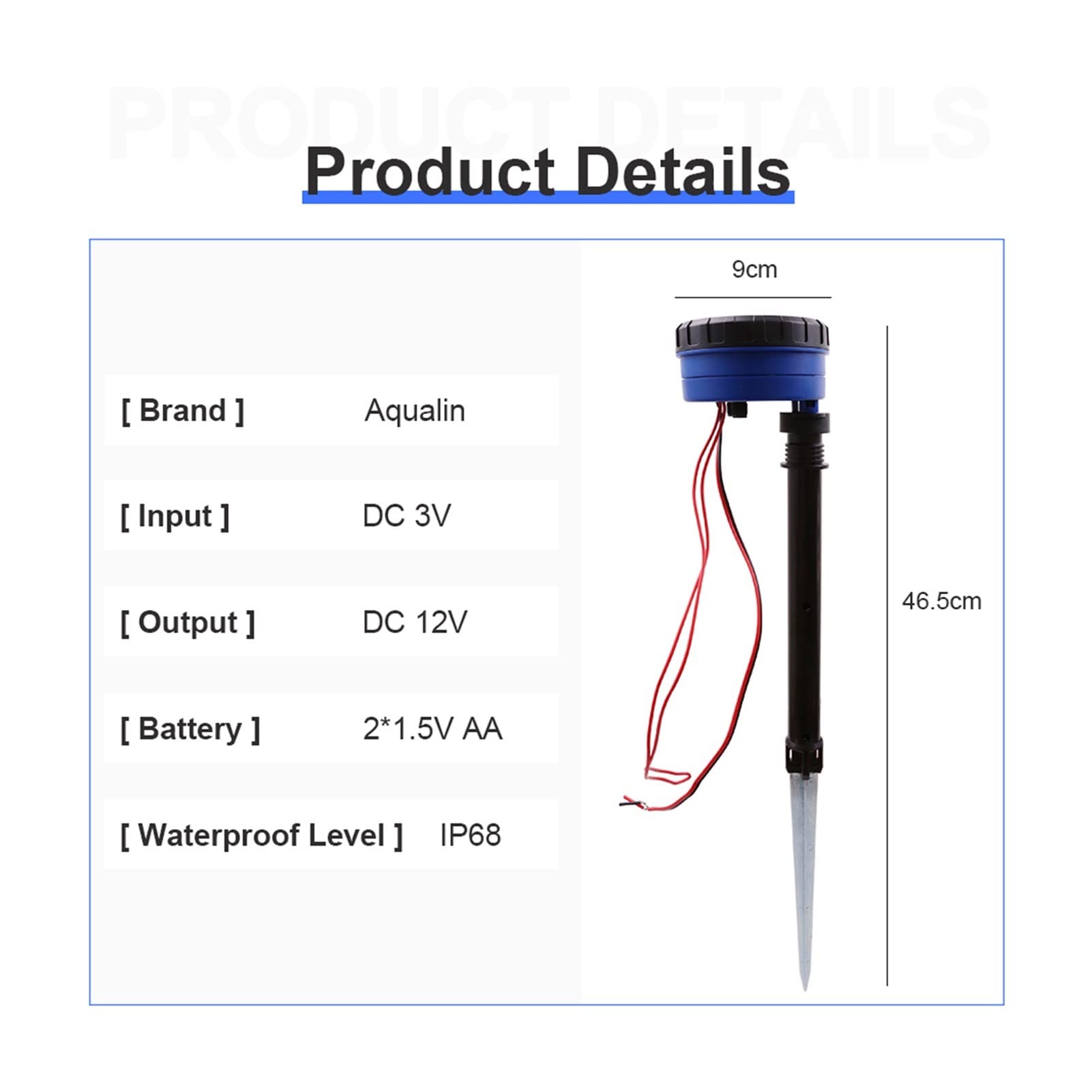 Temporizador de riego por aspersión inteligente 1 estación Jardín Riego automático Controlador de entrada de 3 V CC Temporizador de agua Sistema de riego utilizado con válvula solenoide de 9-12 V CC