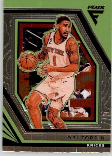 2022-23 Panini Flux #133 Obi Toppin New York Knicks Official NBA Basketball Card in Raw (NM or Better) Condition