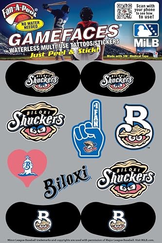 Biloxi Shuckers MiLB ���ړI�s�[��&�X�e�B�b�N�^�g�D�[ 10�p�b�N