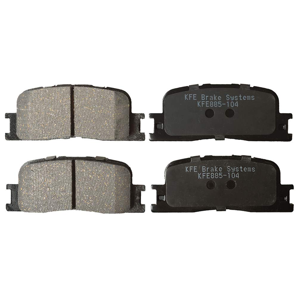 KFE Ultra Quiet Advanced Premium Ceramic REAR Brake Pad Set KFE885-104