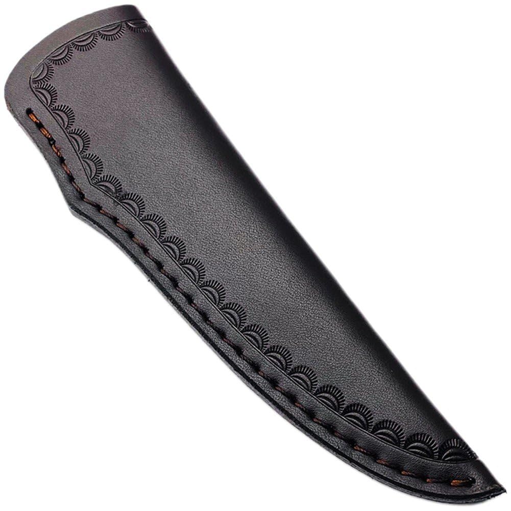Coltello Dritto Fodero in Pelle di Vacchetta Copri Coltello in Pelle di Mucca Fodero per Coltello Portatile Protezioni per Guaina per Coltelli in Pelle Impermeabile