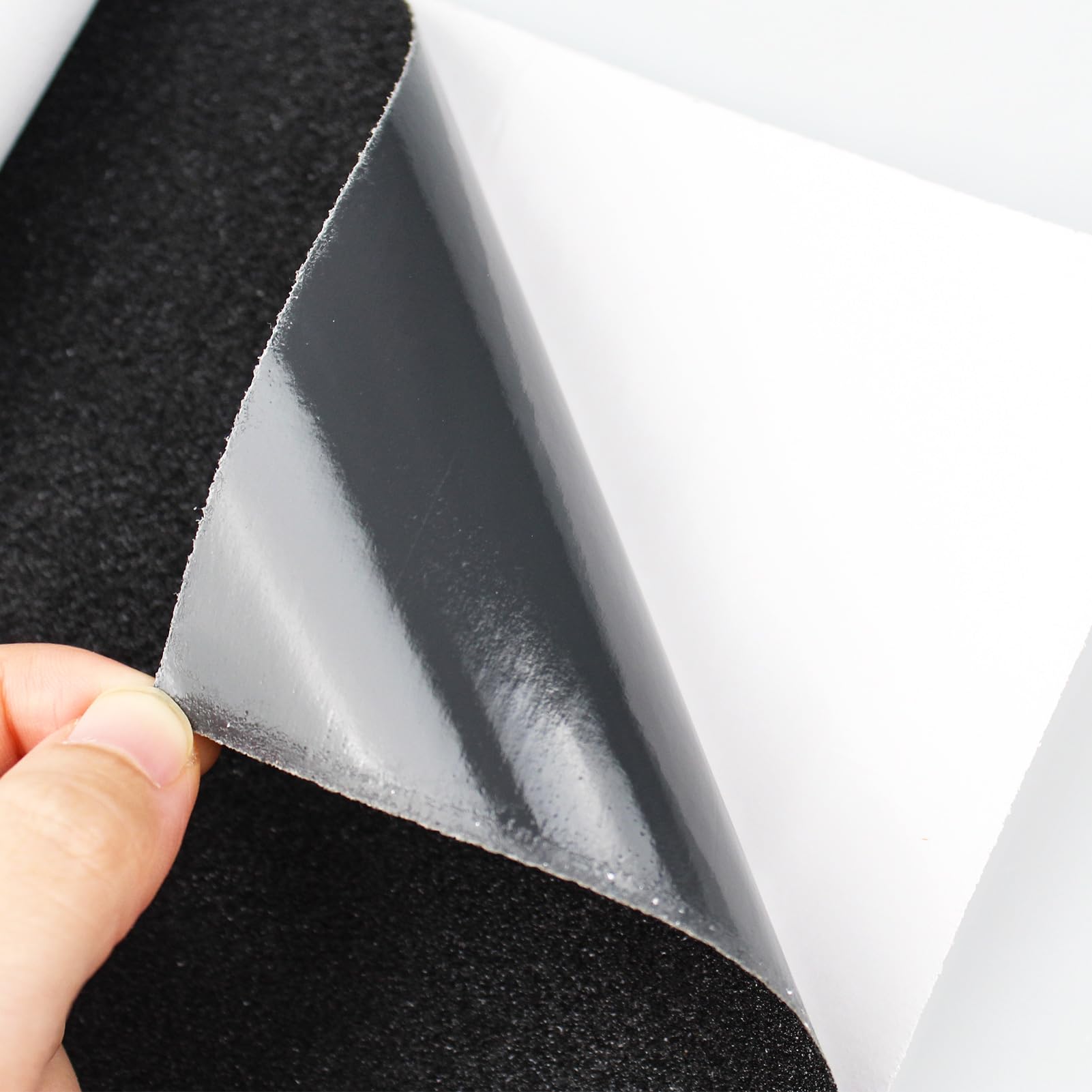 81x21cm Skateboard Grip Tape,Bande antidérapante pour skateboard, Imperméable,pour planche à roulettes,scooter,longboard, Pédale(Noir)