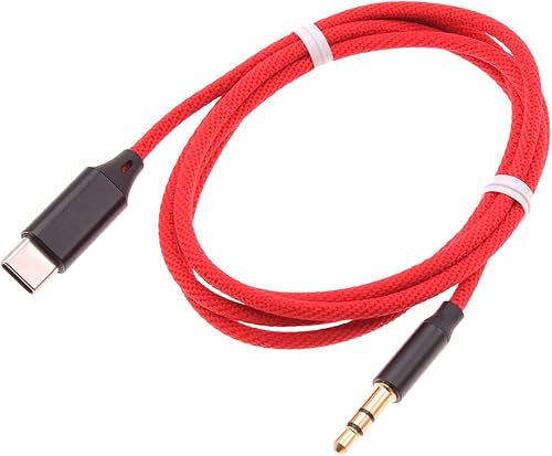 Miniatura 4 de Cable auxiliar USB-C a cable de audio de 0.138 pulgadas (0.138 in), adaptador auxiliar estéreo de coche, cable de altavoz compatible con Motorola