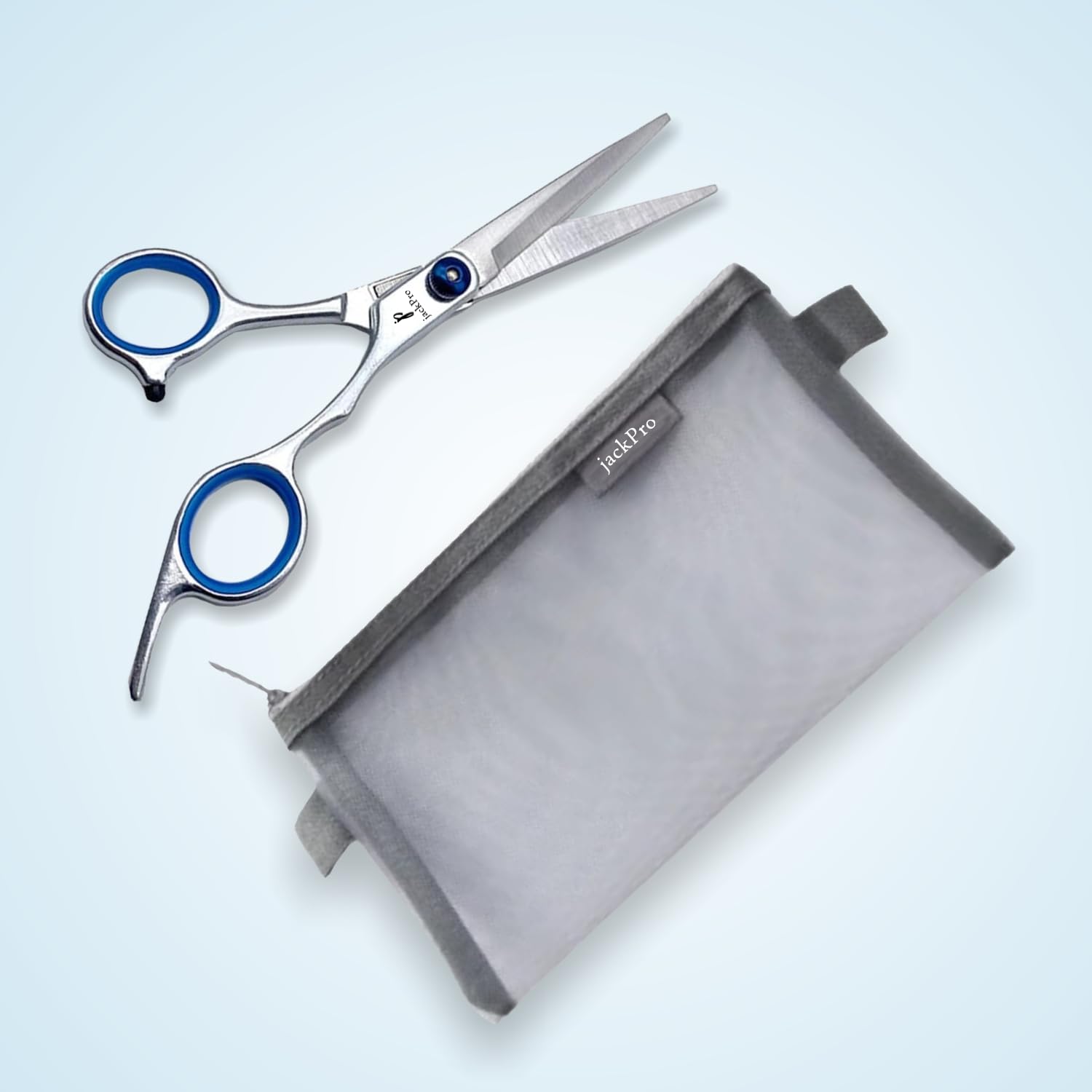 jackPro Stainless Steel Silver Salon Scissors for Hair Cutting Barber Scissors for Men Women Hair Cutting Tools (Pack of 1))-picture-24