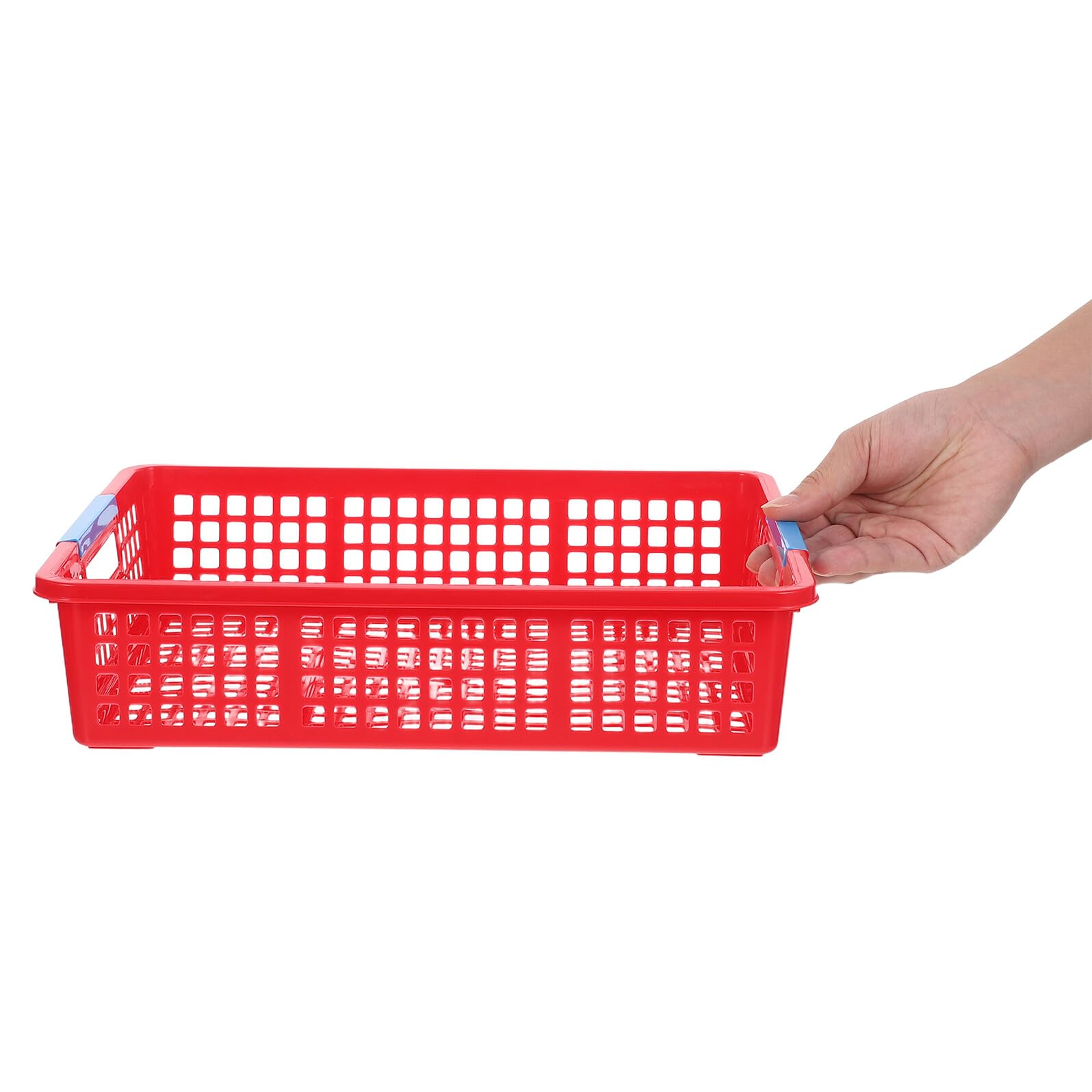 5 Szt. Kosze Do Przechowywania Dokumentów w Formacie A4 Papierowy Plastikowy Kosz Do Przechowywania Wielofunkcyjnego Red Pp