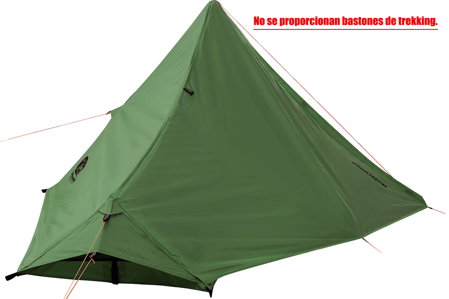 Tienda de Campaña para 1 Persona - Tienda Ultraligera para Senderismo, Tienda Impermeable 1 Persona, Tienda Compacta 1 Hombre con Tamaño de Paquete pequeño para Ciclismo(Sin Bastones de Trekking)