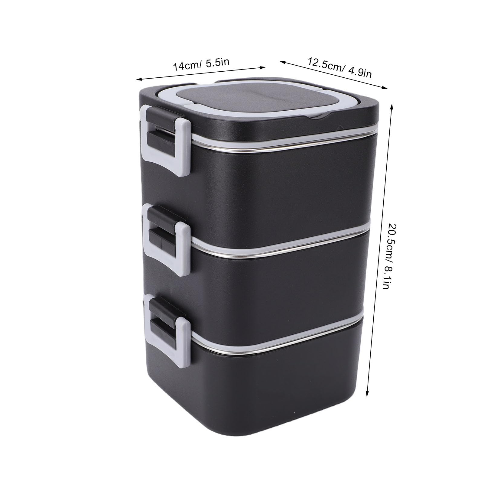 Boîte à Déjeuner Isotherme 2100 Ml 3 Couches, Récipient 304