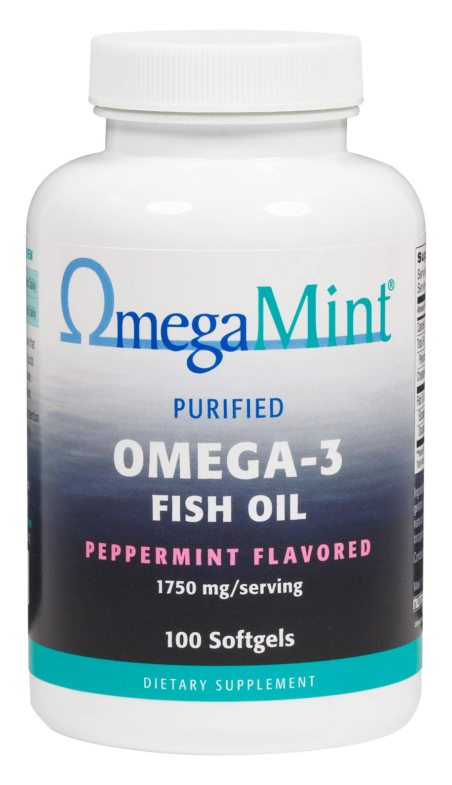 OmegaMint for Heart Health with Omega-3s, 100 Softgels