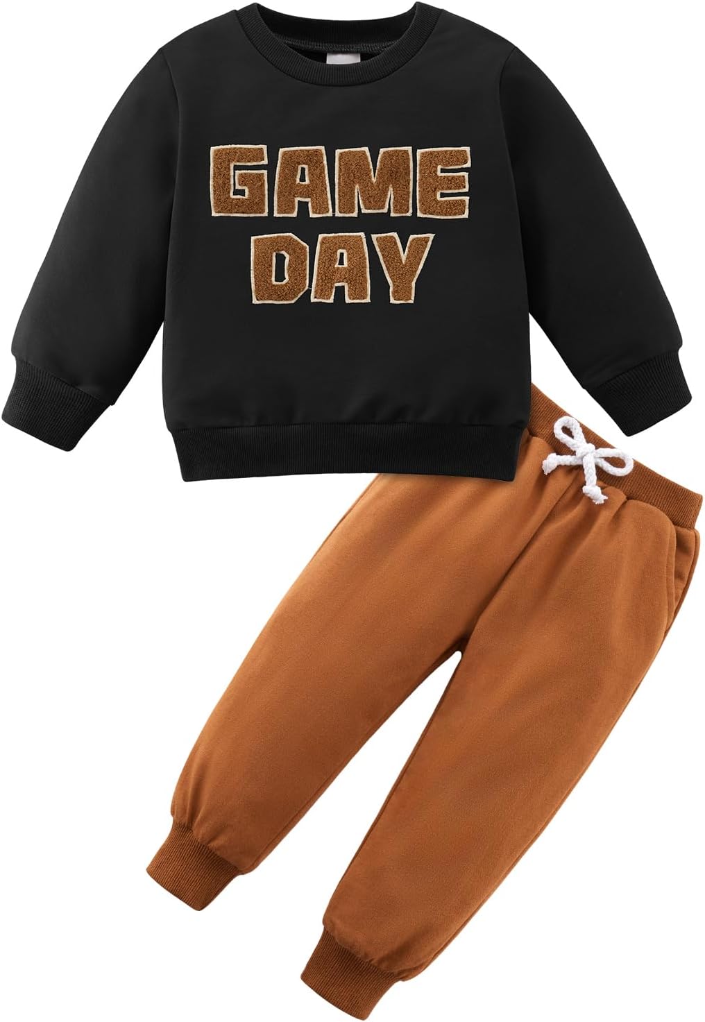 Toddler Baby Boy Fall Winter Clothes Boys Long Sleeve Football Sweatshirt Top Pants 2PCS Set 18M 24M 3T 4T 5T