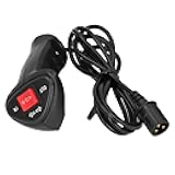 Qiilu Winch Replacement Remote Control, 12V Winch Corded Manual Hand Remote Control Kits with 9.2ft Cable for ATV UTV Off Road Winch