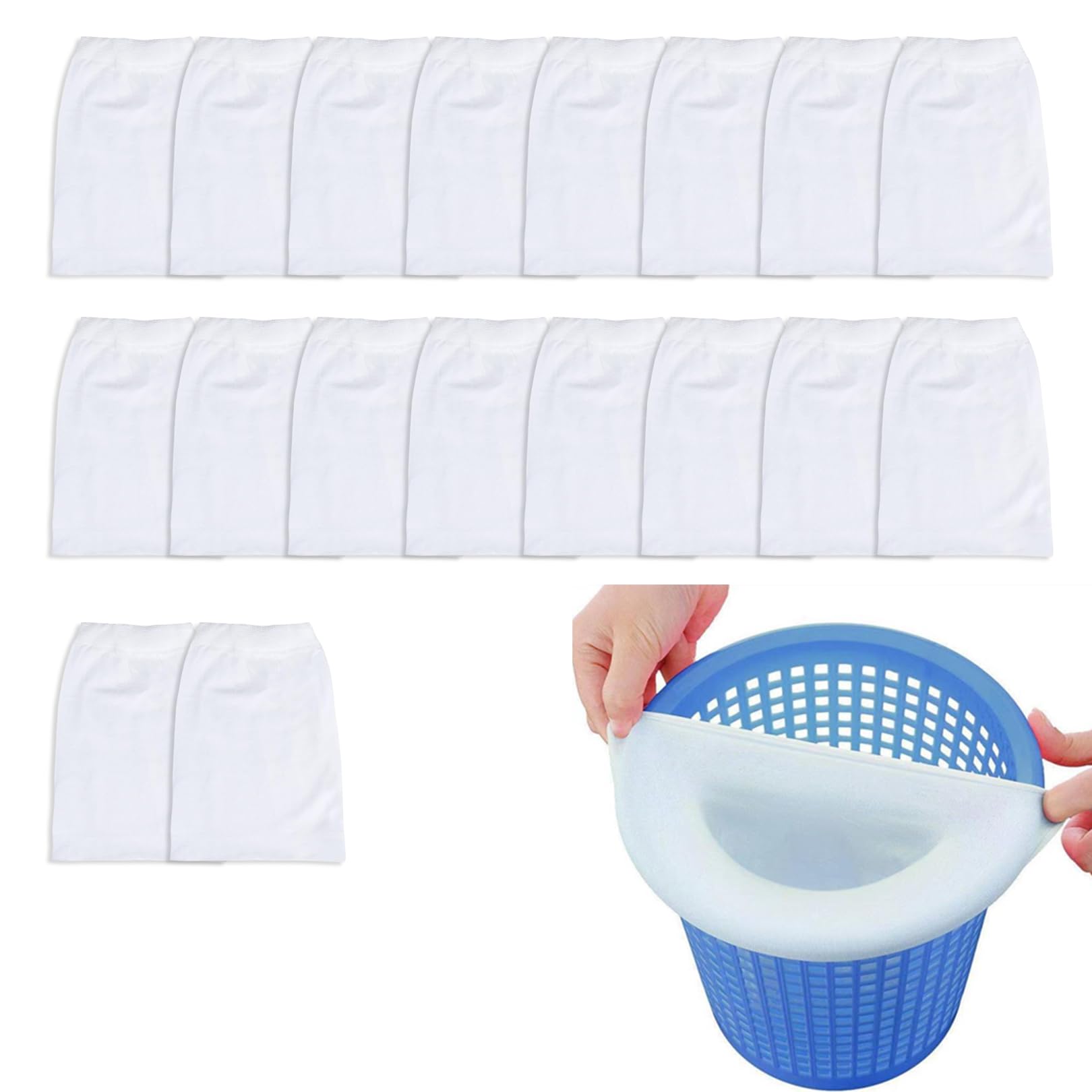 lot 20 filtres skimmer piscine