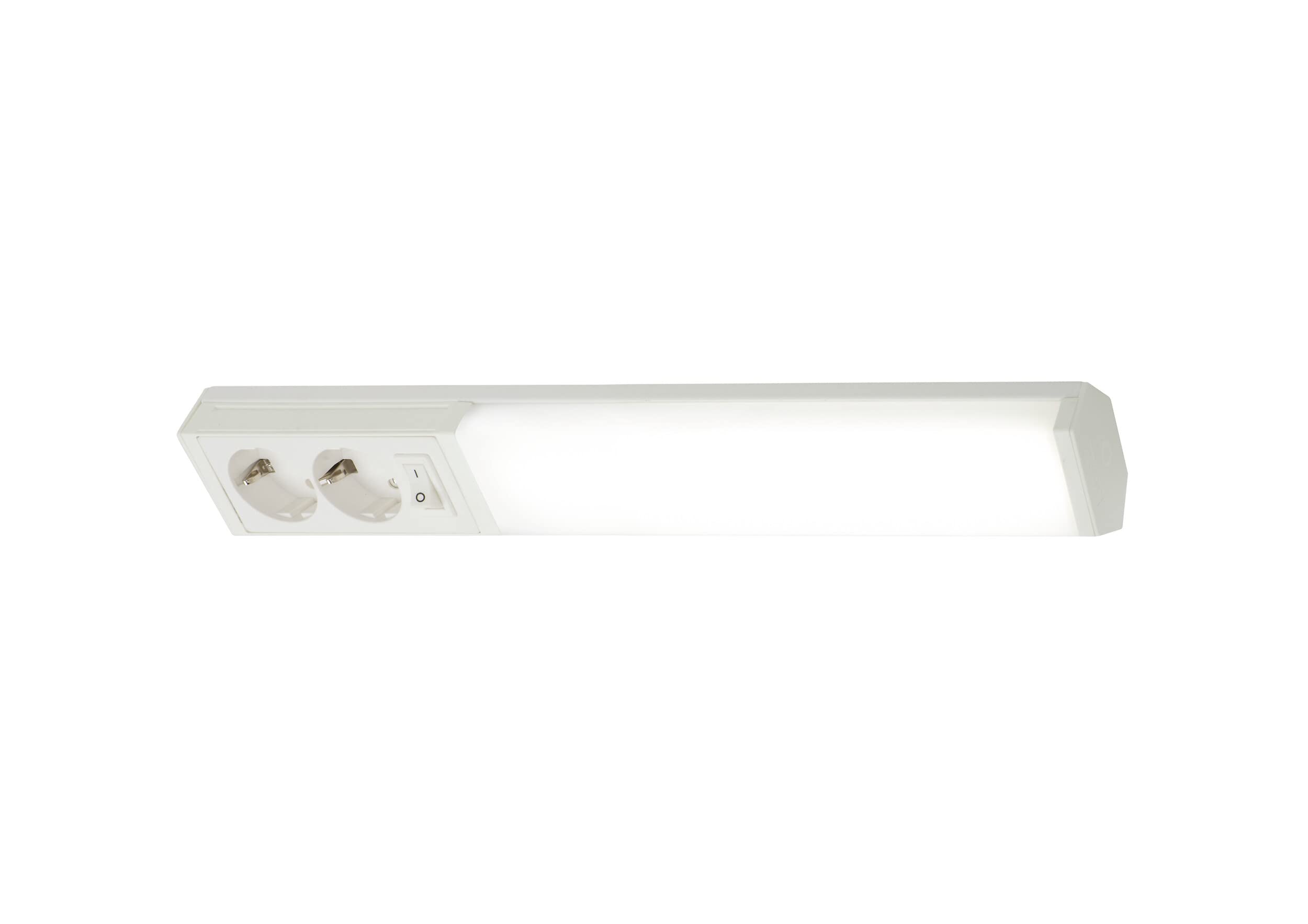 AIRAM Handy 450 IP21 5W 830/840 DSO WH Oświetlenie stołowe LED z 2-kierunkowym gniazdem 40 000 godzin. Biały