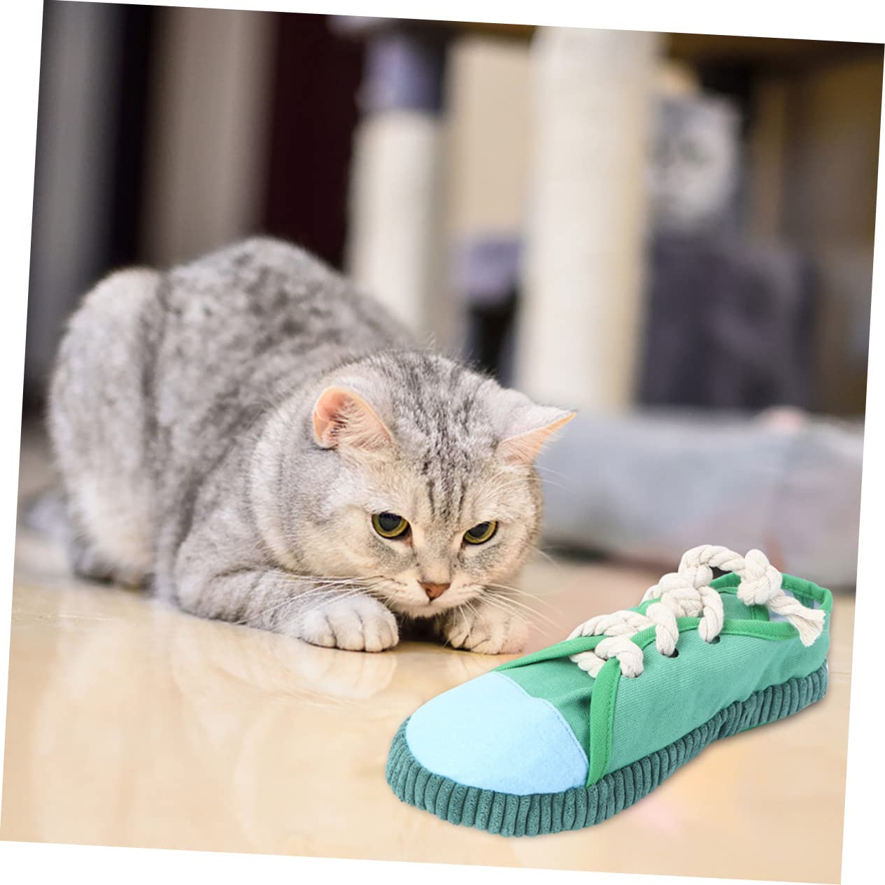 Kisangel 4piezas Juguetes De Masticación para Perros Zapatillas De Juguete para Mascotas y Reducen El Estrés Daño Los Muebles