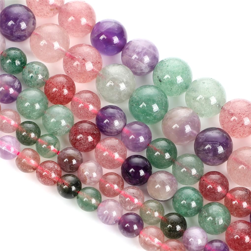 Perles d'espacement Hamthuit en pierre naturelle pour bracelet à breloques fluide