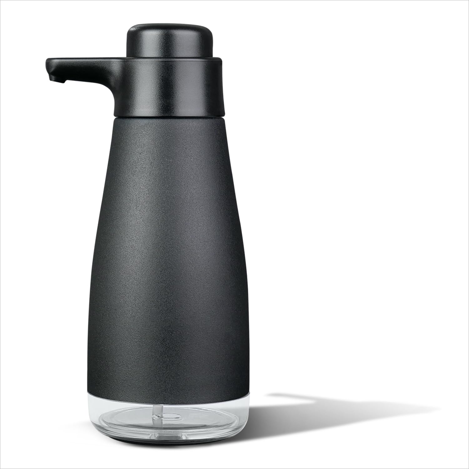 AIKE AK1062 Dispensador de jabón de Cocina de 450 ml, dispensador de jabón lÃquido de Acero Inoxidable, Herramientas de Cocina Negro Mate