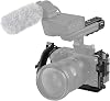SMALLRIG Handheld Cage Kit for Sony FX30 FX3, Classic Bright Black Surface, with XLR Handle Extension Rig, Wrist Strap and HDMI Cable Clamp - 4184
