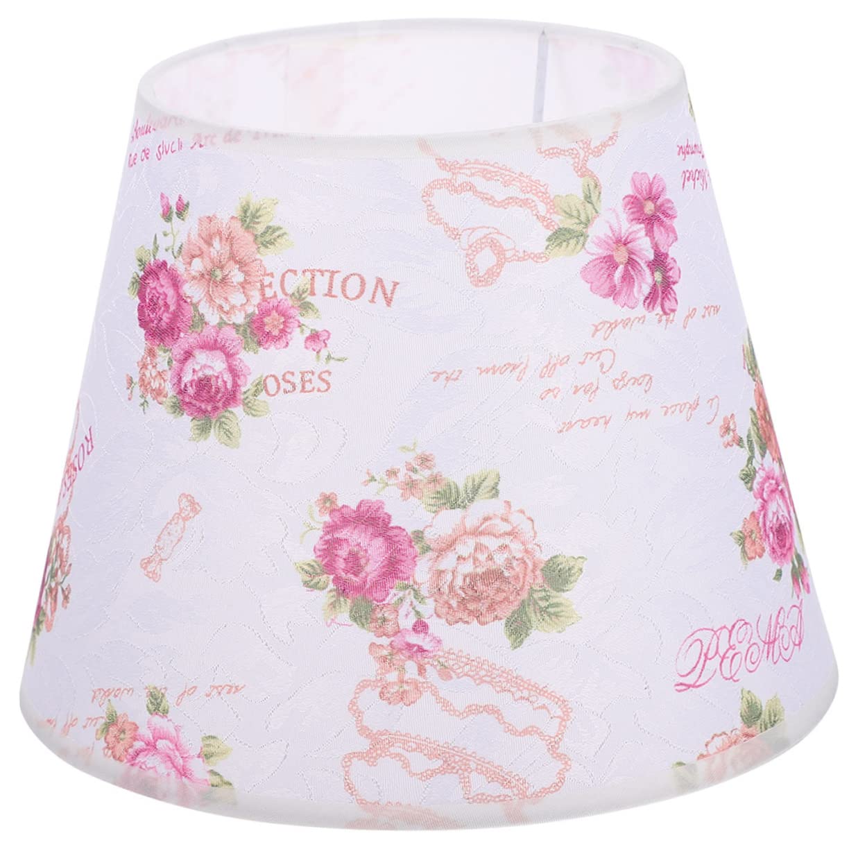 Abat-jour Forme Fleur Rose - Décoratif Pour Lampe E27, Chambre, Salon