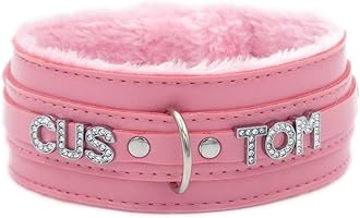 Custom Black Choker Collar For Women, Personalized Name Necklace punk gothic Vegan Leather Jewelry With Rhinestone Letters