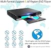 DVD Player for TV with HDMI Full HD 1080P USB Multifunction Player, CD Player for Home with Microphone Jack, USB Port, AV and HDMI Port