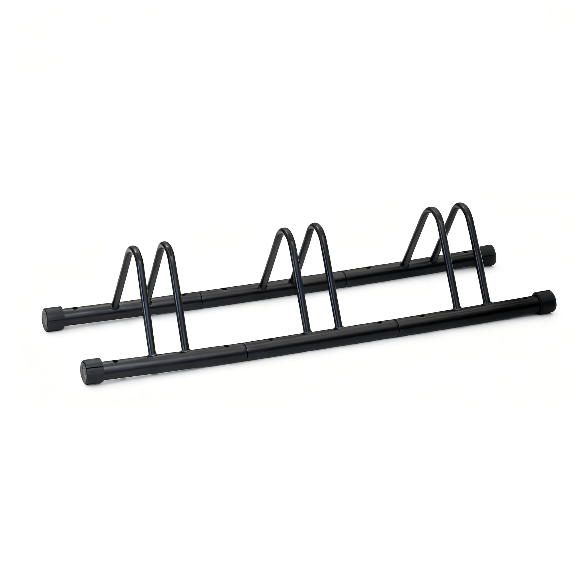 Taylor & Brown Heavy Duty Bicycle Parking Stand – Adjustable Floor Bike Rack with Anti-Slip Grip, Suitable for Mountain, Road and Kids Bikes, Secure Indoor or Outdoor Cycle Storage (3 Bike)