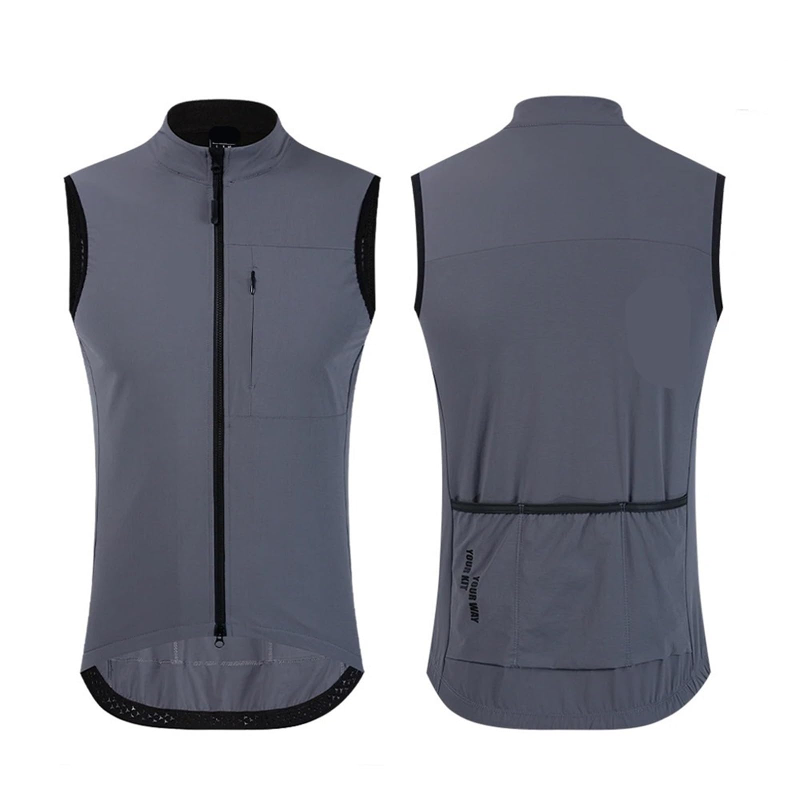 Chaleco Ciclismo Sin Mangas Cortavientos de Ciclismo for Hombre, sin Mangas, Resistente al Viento, Impermeable, for Ciclismo para Correr, Gimnasio