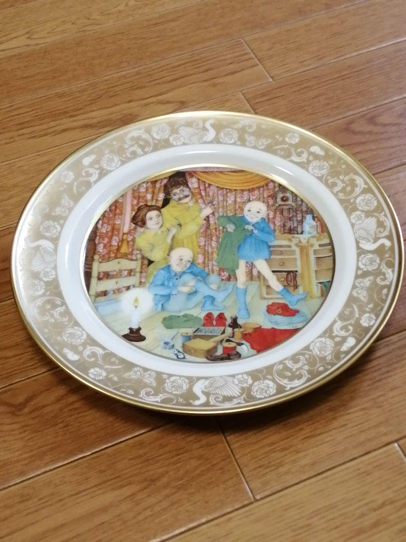 Amazon.co.jp: フランクリンミント 絵皿 靴屋と小人 : ホーム＆キッチン