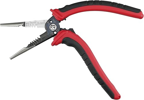 Miniatura 9 de K601 Herramienta de servicio de alambre combinado 6 en 1, alicates de crimpado y agarre de pelado, alicates de electricista de 8-12 "