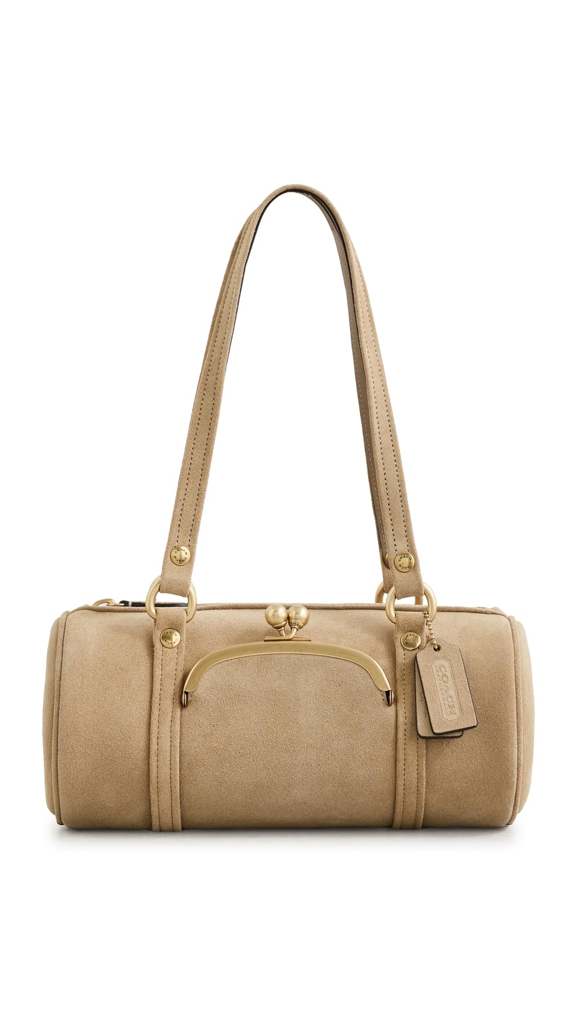 COACH Kisslock Barrel Bag 28