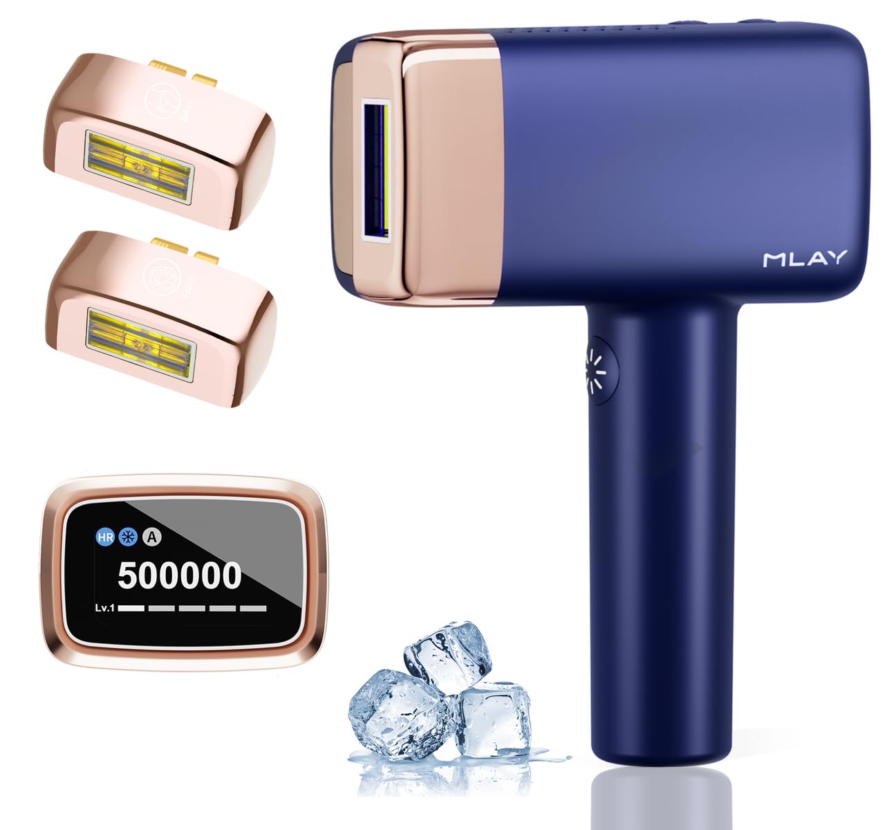 MLAY IPL Laser Hair Removal, Ice Cooling Hair Removal Device for Women Men
