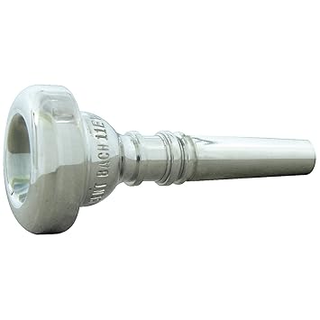 Bach 34911EW Silver Plated 11EW Cup Cornet Mouthpiece, Shallow