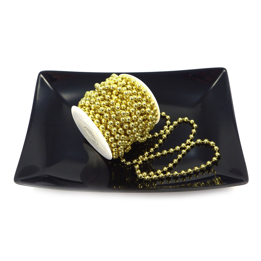 Grosse Guirlande De Noel Guirlande Perles Sepkina 9 M - Boules 6 Mm - Pour Noël, Mariage, Décoration Table Perles 6mm