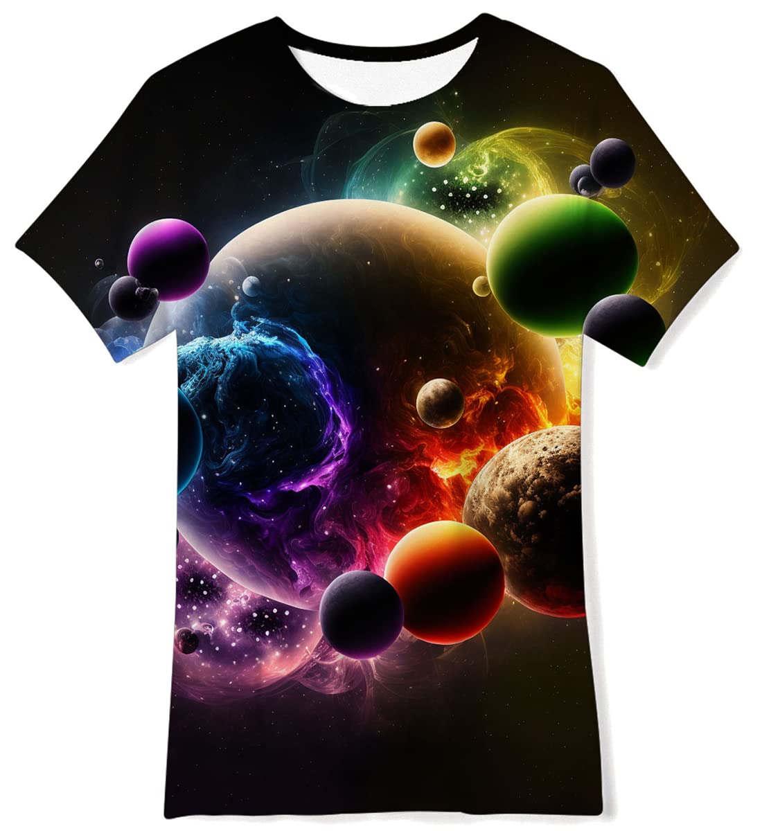 Boys Girls T-Shirts 3D Printed Short Sleeve Tee Shirt Kids Casual Tops for 6-16Years