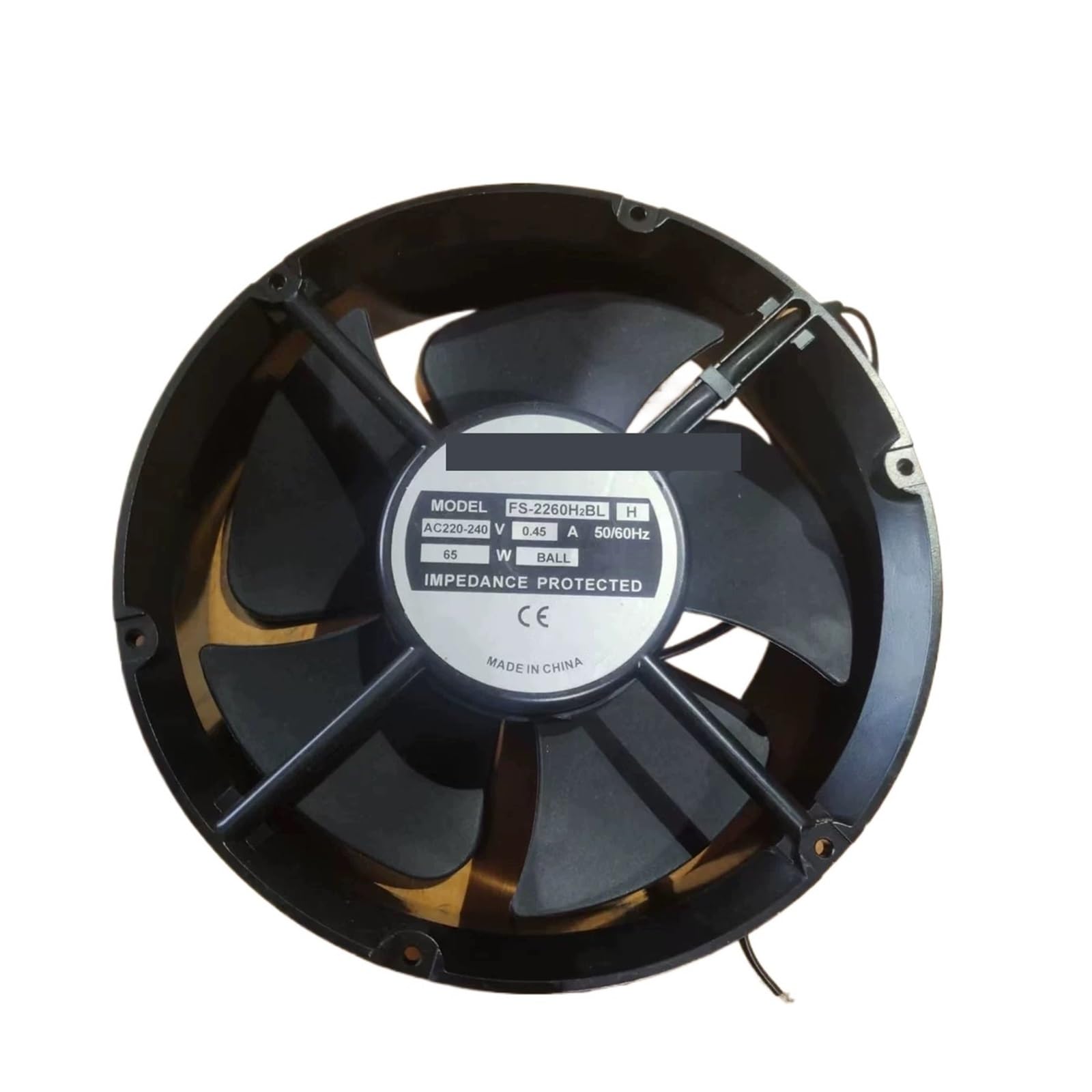 Ventilateur FS-2260H2BL Circle AC220V-240V pour renouvellement d'air
