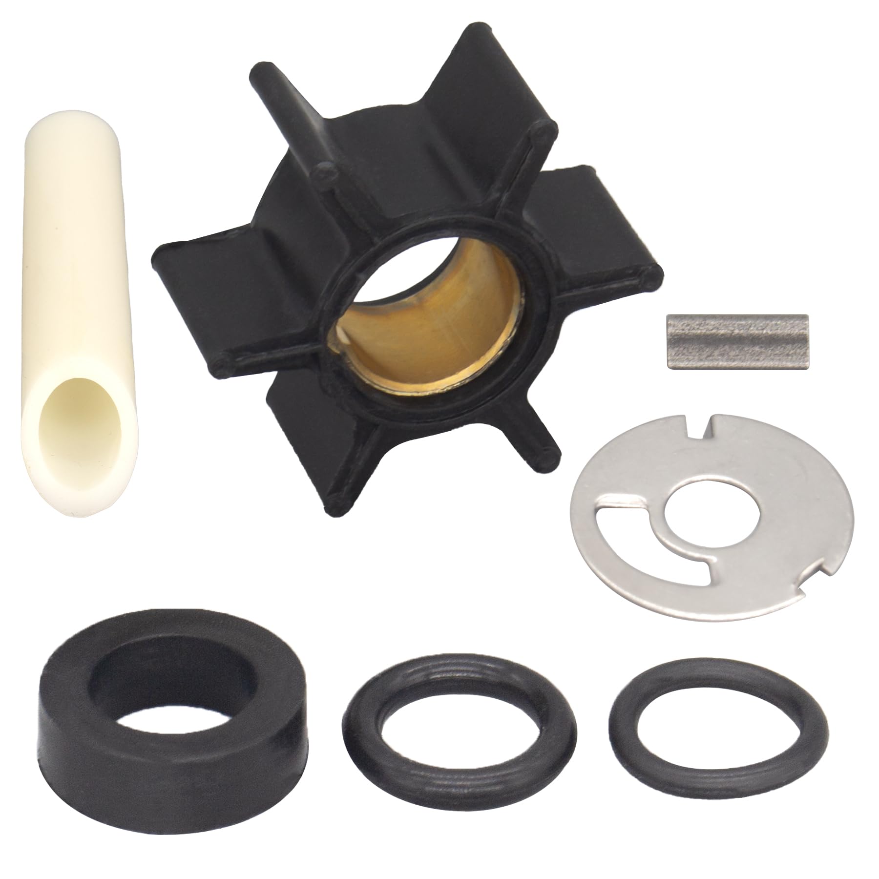 89980T1 Outboard Water Pump Impeller Kit for Mercury Mariner 3.9-9.8 HP