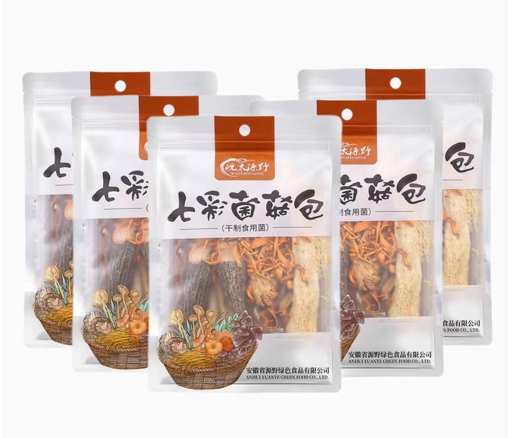 Amazon.co.jp: 七彩菌菇包 アミガサタケ 干しキノコ キノコスープ