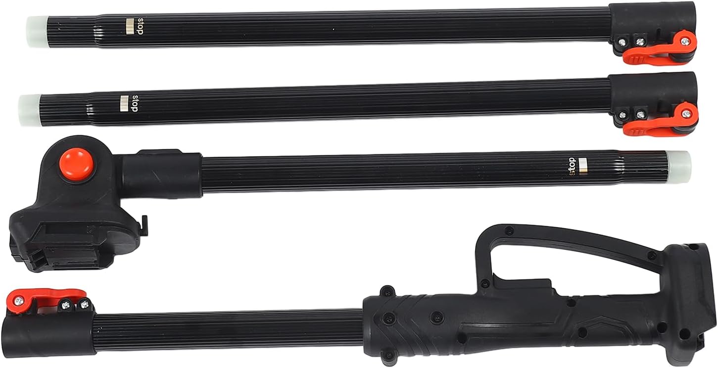 Cordless Pole Saw, Extension Pole Chainsaw, High Branch Trimmer, Compatible with BL1820 BL1830 BL1840, Aluminum Telescopic Pruning Shears, Lightweight Hedge Trimmer