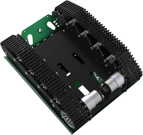 Miniatura 3 de Yahboom Kits de inicio de chasis de coche robótico con orugas, modelo eduaccional para Arduino Raspberry Pi STEAM Smart Robot Tank Car Chassis 3-DOF