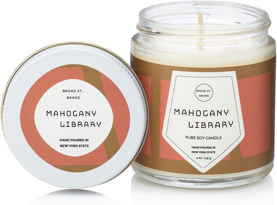 KOBO Mahogany Library Candle (4 oz) Pastiche Collection