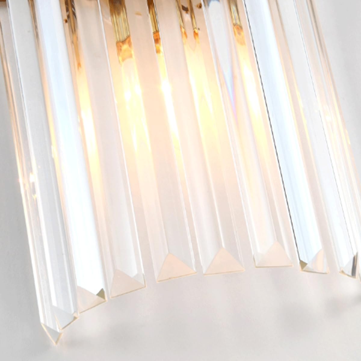 Nowoczesna luksusowa kryształowa lampa ścienna, metalowa lampa dekoracyjna, lampa ścienna do salonu, lampa wejściowa