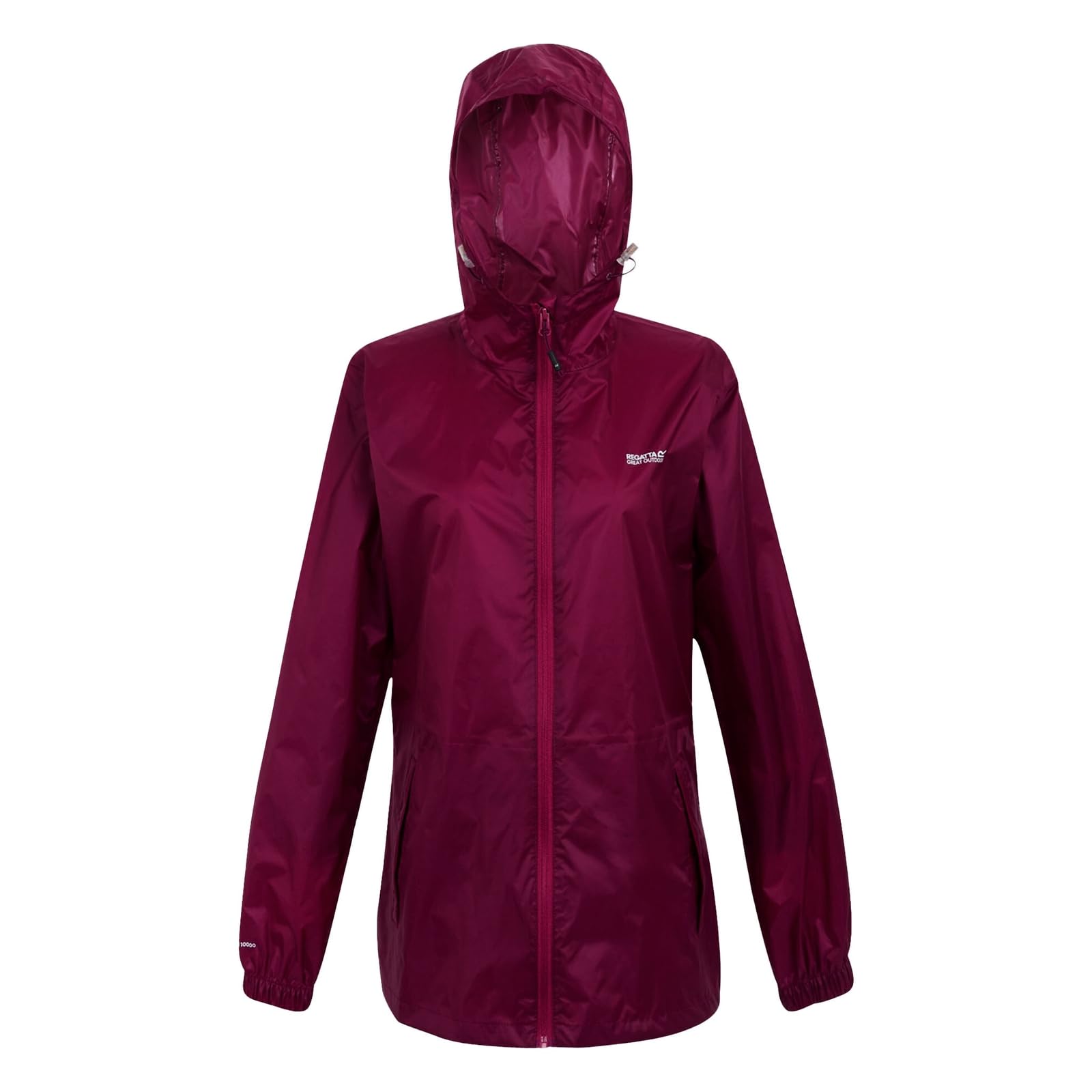 Regatta Womens Pack-It III Jacket Waterproof Pack Away Hiking Walking Coat 28 Black