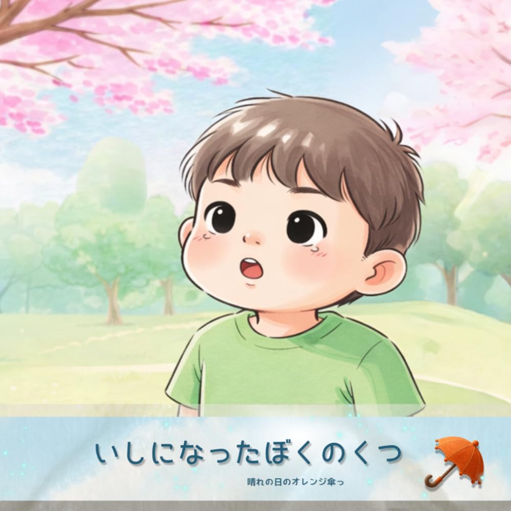 【AI絵本】【AI Storybook】　いしになったぼくのくつ（1歳2歳3歳4歳5歳6歳向け）子供向け　寝かしつけ絵本　嘘　素直さ: AI生成絵本・読み聞かせ絵本