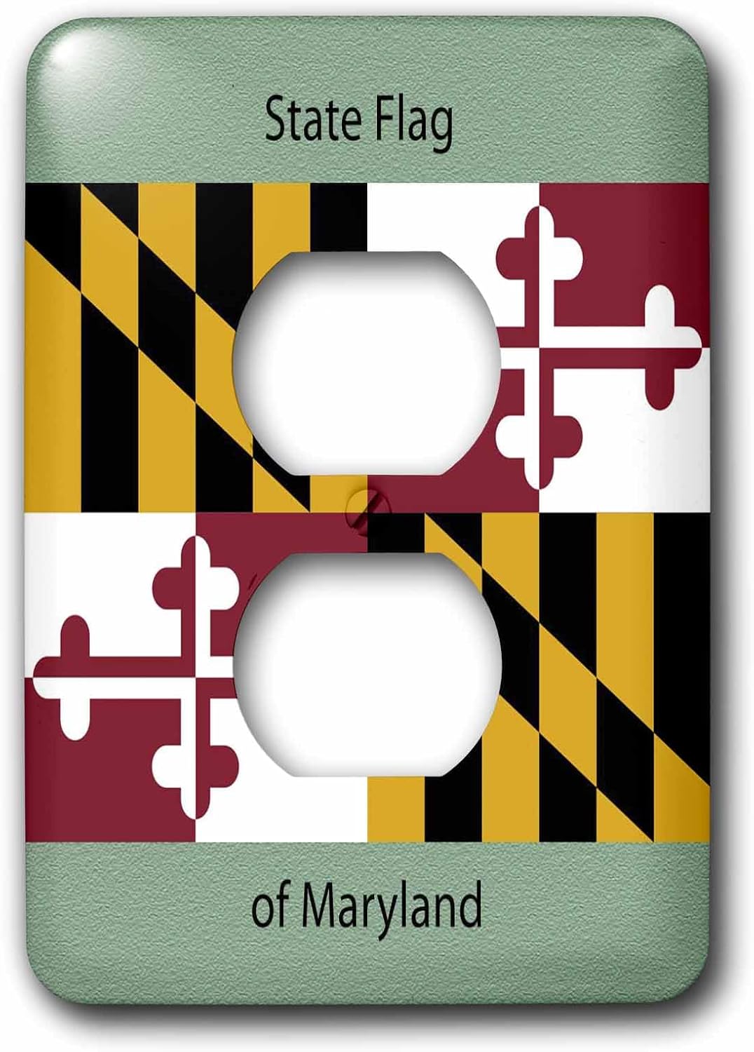 3dRose lsp_55459_1 State Flag Of Maryland Single Toggle Switch