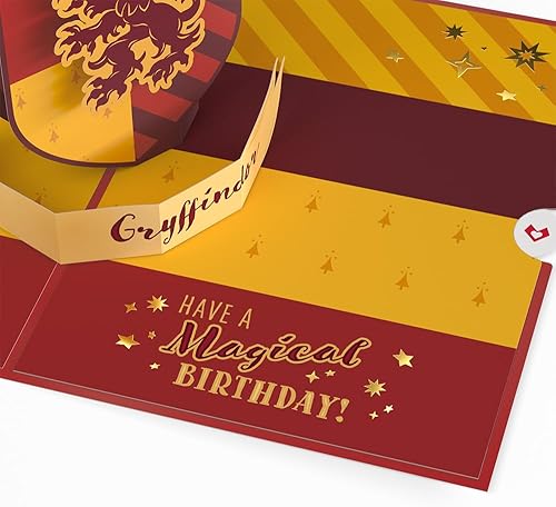 Miniatura 6 de Lovepop Harry Potter Gryffindor - Tarjeta emergente de cumpleaños, 5 x 7, tarjeta de cumpleaños para fanático de Harry Potter