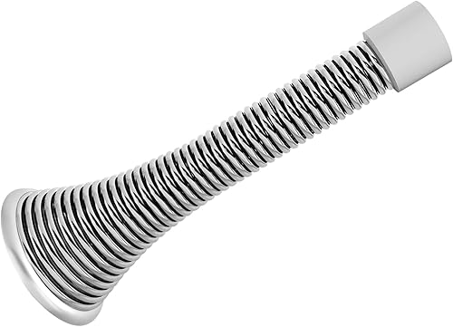 Enconker Paquete de 12 topes de puerta de resorte, 3-18 pulgadas, flexibles y resistentes, protectores de pared, topes de puerta para parte inferior